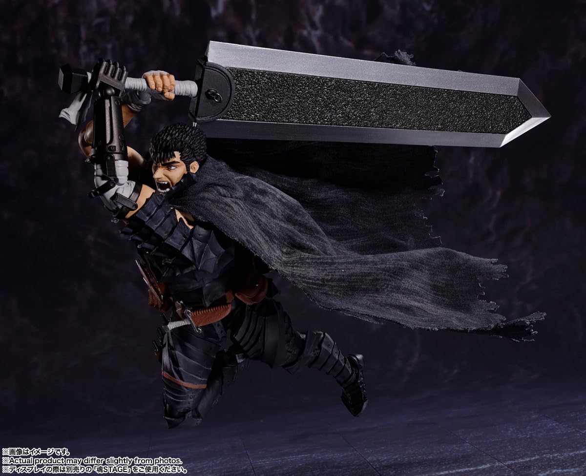 TAMASHII NATIONS - Berserk - Guts (Berserker Armor), Bandai Spirits S.H.Figuarts Action Figure مجسم قاتس بيرزيرك المدرع