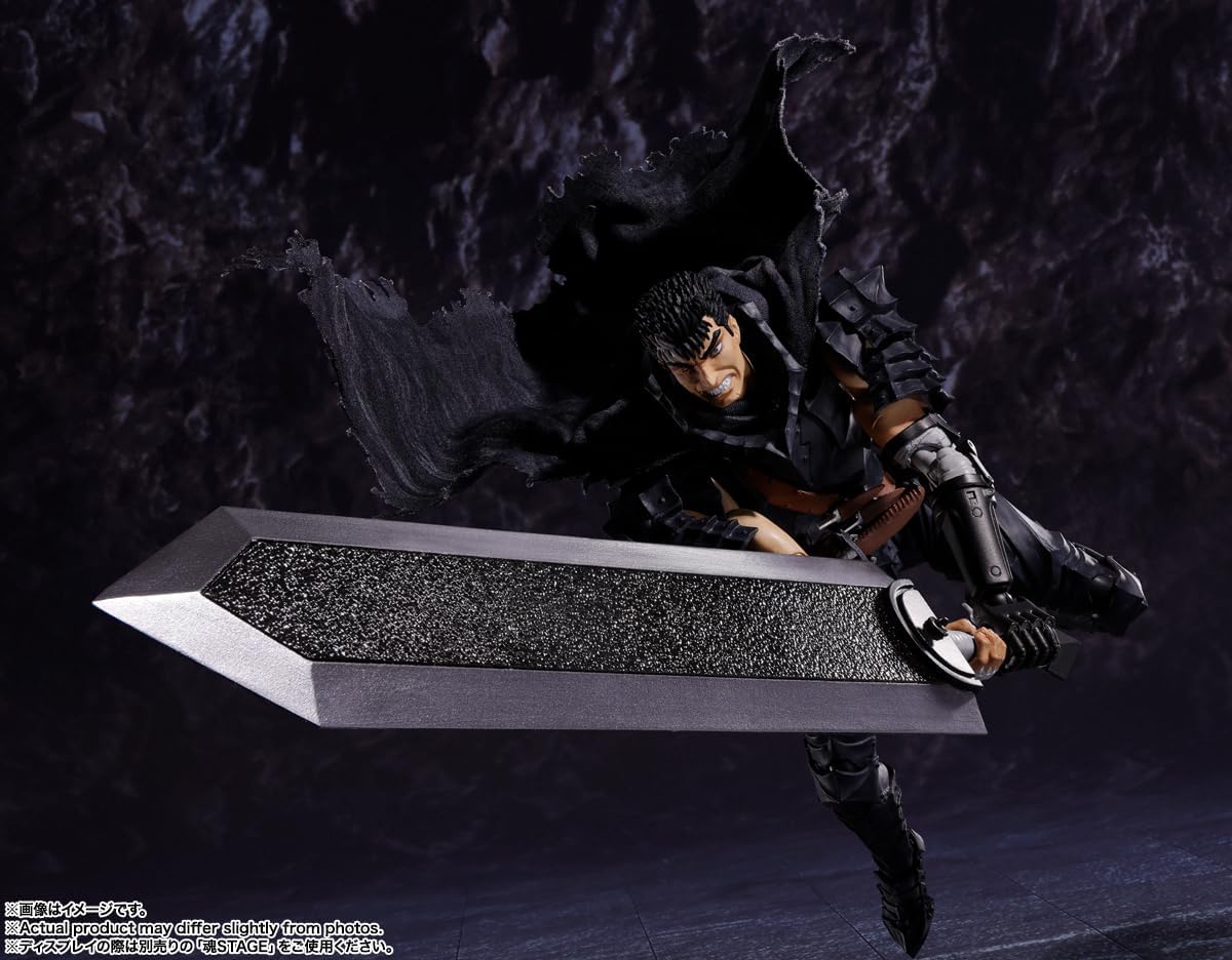 TAMASHII NATIONS - Berserk - Guts (Berserker Armor), Bandai Spirits S.H.Figuarts Action Figure مجسم قاتس بيرزيرك المدرع