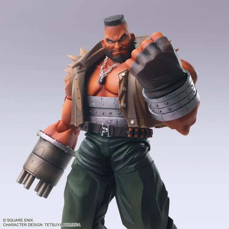 Final Fantasy VII Bring Arts Barret Wallace مجسم باريت فاينال فانتاسي 7